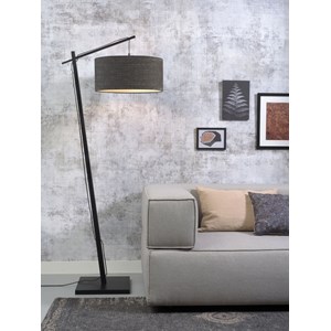 Lampadaire bambou noir-lin andes