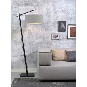 Lampadaire bambou noir-lin andes