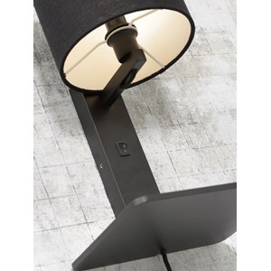 Applique bambou noir-lin andes