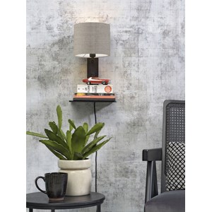 Applique bambou noir-lin andes