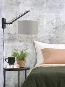 Applique bambou noir-lin andes