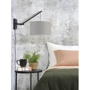 Applique bambou noir-lin andes