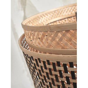 Applique bambou noir-lin andes