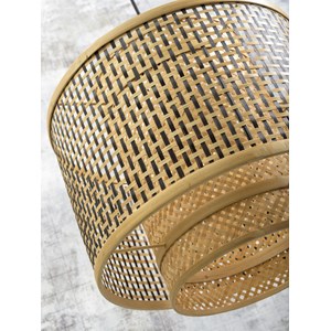 Lampadaire bambou naturel bhutan
