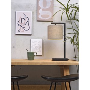 Lampe de table noire boston