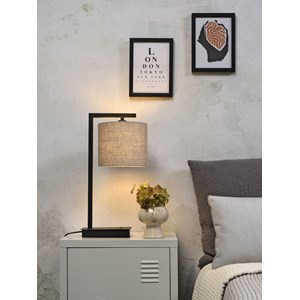 Lampe de table noire boston