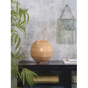 Lampe de table bambou jute iguazu