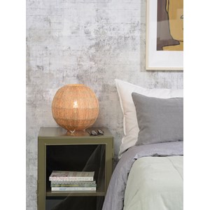 Lampe de table bambou jute iguazu