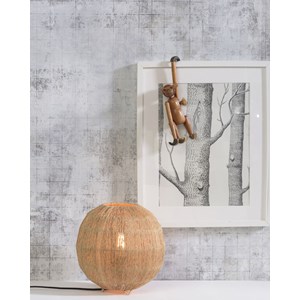 Lampe de table bambou jute iguazu