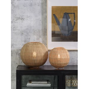Lampe de table bambou jute iguazu