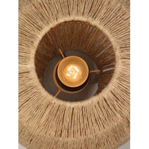 Lampe de table bambou jute iguazu