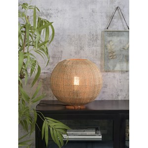 Lampe de table bambou jute iguazu
