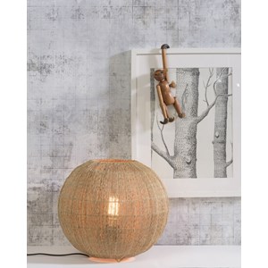 Lampe de table bambou jute iguazu