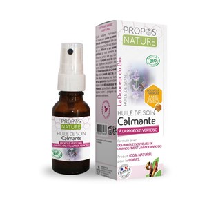 Huile de soin calmante propolis verte 