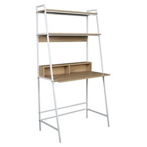 Bureau étagère zack blanc