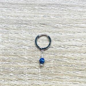 Créole classique lapis lazuli argent