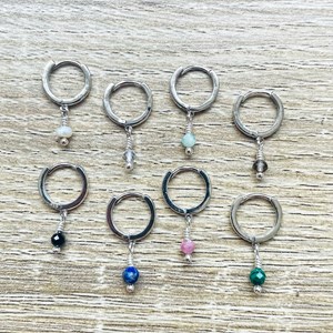 Créole classique lapis lazuli argent