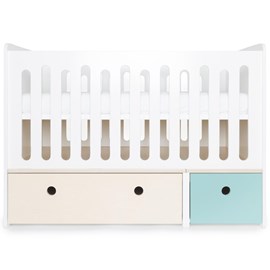 Lit bébé évolutif 70x140cm colorflex s-w