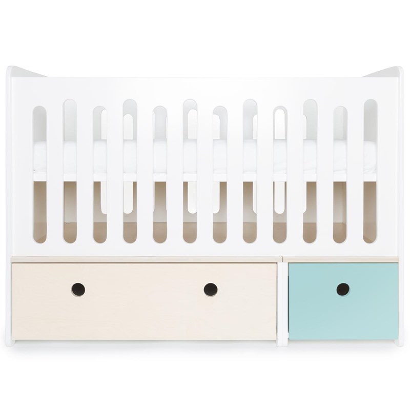 Lit bébé évolutif 70x140cm colorflex s-w