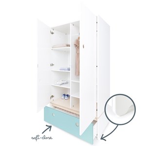 Armoire 2 p colorflex s blue
