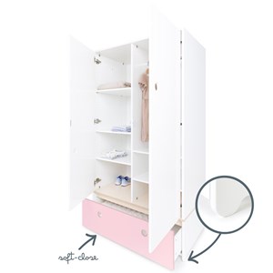 Armoire 2 p colorflex s pink