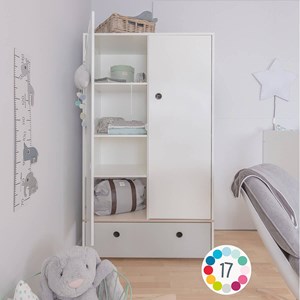 Armoire 2 p colorflex s grey