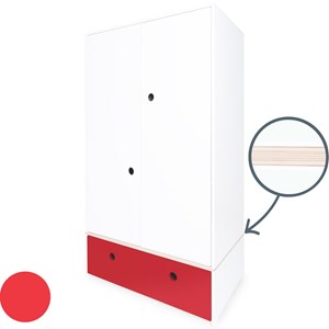 Armoire 2 p colorflex t red