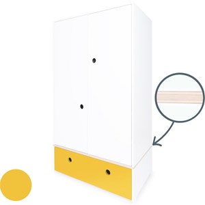 Armoire 2 p colorflex n yellow