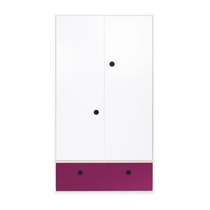 Armoire 2 p colorflex plum