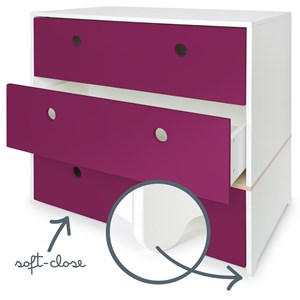 Commode colorflex s plum