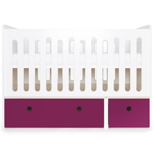 Lit bébé évolutif colorflex t plum