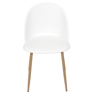 Chaise scandinave bergen blanche