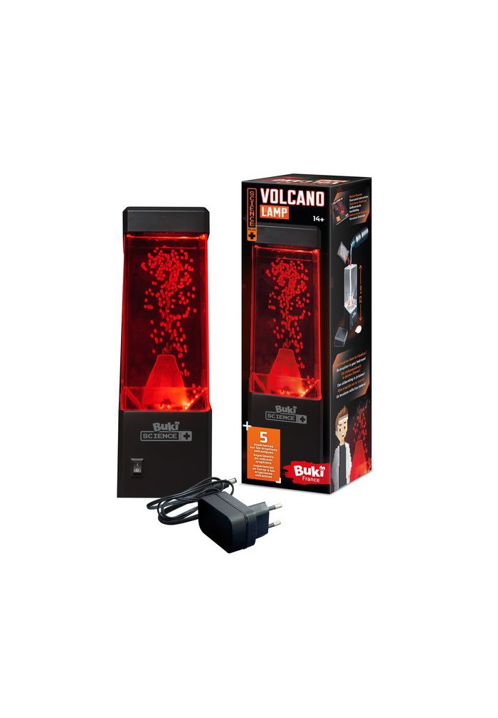 Lampe à lave Volcano pour adultes, Batterie USB Alimenté Volcano