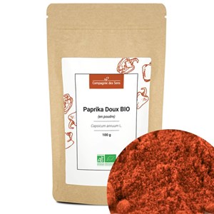 Paprika doux de hongrie bio - 100g