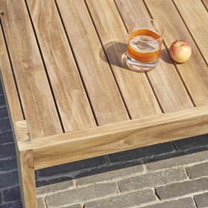 Table basse jardin teck