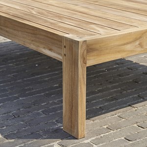 Table basse jardin teck