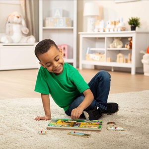 Puzzle sonore - bus scolaire