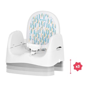 Trendy meal - réhausseur chaise - gris