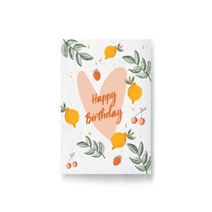 Carte à planter - fruity birthday