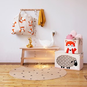 Cube de rangement renard