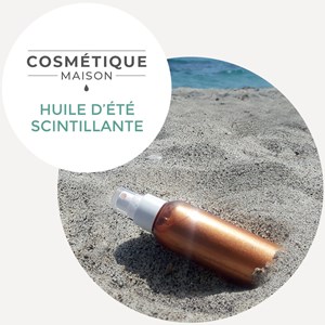 Kit diy cosmétique - huile scintillante