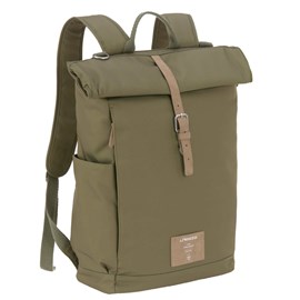 Sac à dos à langer rolltop olive