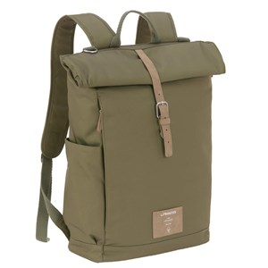 Sac à dos à langer rolltop olive