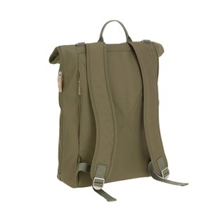 Sac à dos à langer rolltop olive