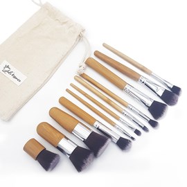 Pinceaux en bambou - lot de 11 pièces