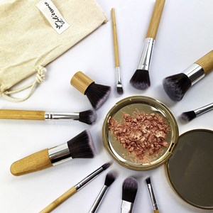 Pinceaux en bambou - lot de 11 pièces