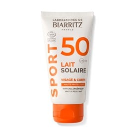 Lait solaire sport spf50 bio