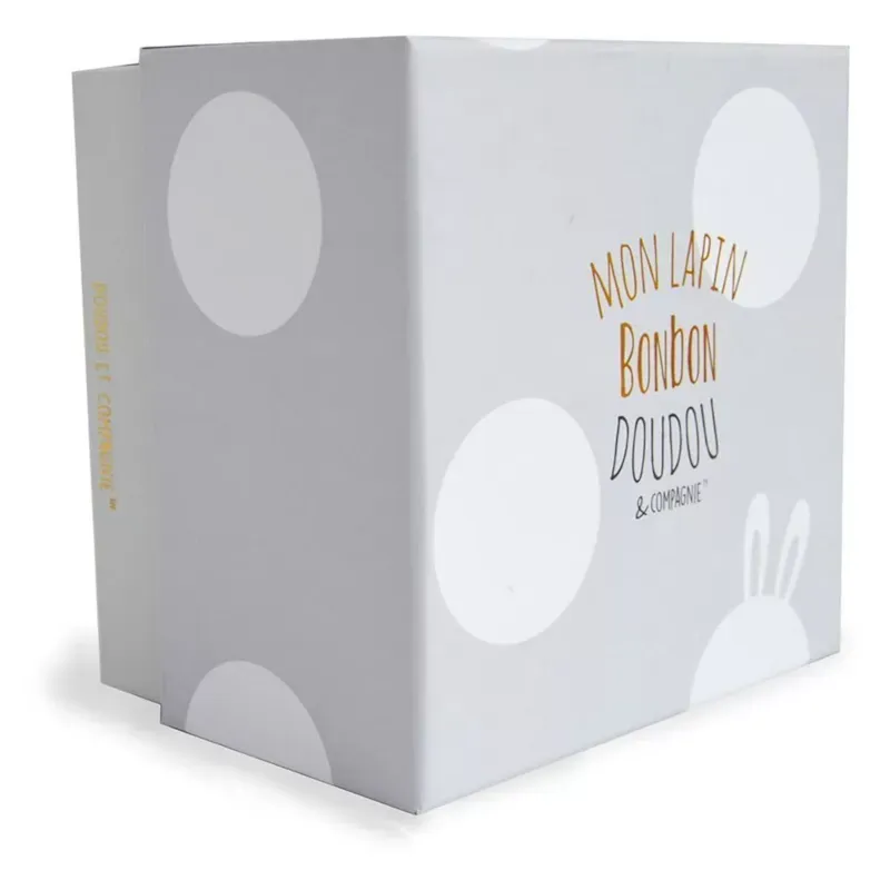 Lapin bonbon taupe 20 cm (Mù) - Image 2