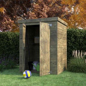 Armoire de jardin bois theofil - 2 m²