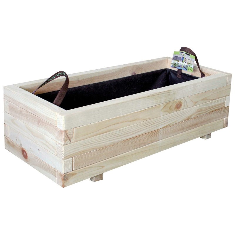 Bac à fleurs en bois m bardane